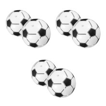 6Pcs PVC Inflatable Footballs for Kids Beach Pool Games
