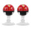 2Pièces De Rouge ABS Direction Fiable Pour Tableau 1
