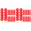 40Pièces Mini Rouges En Résine Pour Décorations Maison Mini 1