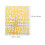 Goldene DIY Sticker Selbstklebend 2