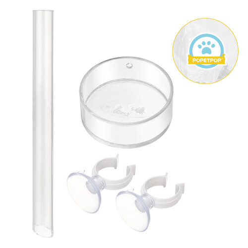 2Pièces Alimentation Crevettes Transparent Durable 2