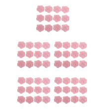 60Pièces Cachets De Cire Rose Auto-Adhésifs 3D Pour Scrapbooking