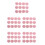 60Pièces Cachets De Cire Rose Auto-Adhésifs 3D Pour Scrapbooking 1