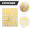 Goldene DIY Sticker Selbstklebend 8