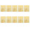 Goldene DIY Sticker Selbstklebend 9