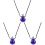 3St Decoratief Aroma Flesje Ketting Compacte Auto Diffuser 3