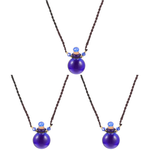 3St Decoratief Aroma Flesje Ketting Compacte Auto Diffuser 2