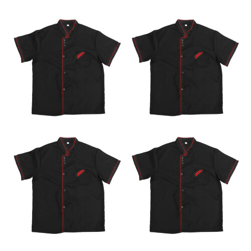 4Pièces Veste Cuisine Courtes Confortable Et 2