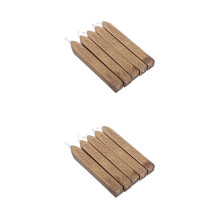 10Pcs Golden Sealing Wax Sticks with Wick Vintage Style for DIY Crafts