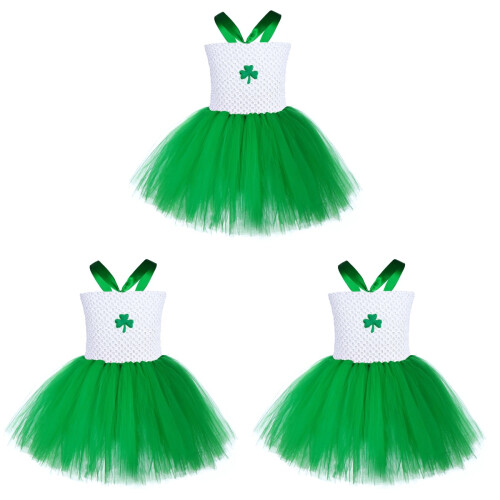 3Stk Grüne Tüllrock Party Tutu Rock Mit Für Kinder 2