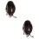 2Pièces Extension Queue De Cheval Claw Clip Synthétique Marron 6