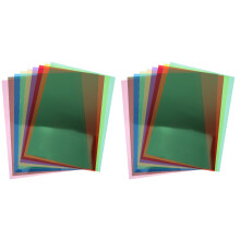 18St Diffuser Kleurensheets PVC Voor Creatieve Decoratie