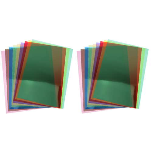 18St Diffuser Kleurensheets PVC Voor Creatieve Decoratie