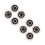 8Pcs Durable Cart Wheels Eva+pp Heavy Duty Trolley Replacement Black 7