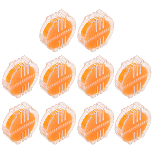 10Pcs Hand Sewing Waxed Thread Conditioner Reinforcing Cotton Threads