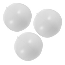 3St Opblaasbare Witte Beachballen PVC Voor Poolparty En Zomerspel