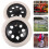 8Pcs Durable Cart Wheels Eva+pp Heavy Duty Trolley Replacement Black 10