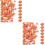 560Pièces Mini Orange Décoratives Pour Maquettes Et Bricolage 6