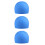 3Stk Blaue Schwimmkappen Elastisch Zum Schutz Und 9