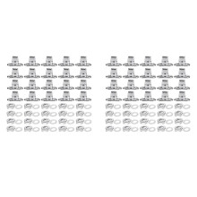 40 Sets Marine Grade Twist Lock Fasteners Turn Button Eyelet and Stud, for Canvas Fastener Turn Buttons