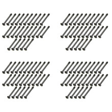 100Pcs 6 -32x30mm Lengthened RoundHead Mount Screw for PC Case Video Card Cooler Radiator Water Cooling Fan DIY Computer