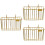3Pièces Cage En Acier Robuste Pour Animaux 8
