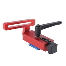45 Aluminum Miter Track Stop with Rotatable Handle for Woodworking Limiters