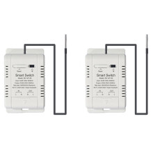 2X WiFi Temperature with 2M Sensor EWelink WiFi 20A Thermostat Temperature Supports Voice Control