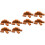 2Pièces Mini Marron Pour Décor Et Jardin Miniature 5