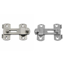 2 Set 20 X 50 X 70mm Home Safety Gate Door Bolt Slide Lock Hardware, 1 Set a & 1 Set B