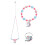 3Sets Kinder Schmuck Set Einhorn Halskette Armband 2