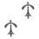 2Sets Balance Eiffel Turm Modell Silber Zuhause 7