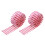 4Stk Pinker Mini Gartenzaun 2