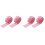 4Stk Pinker Mini Gartenzaun 3