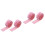4Stk Pinker Mini Gartenzaun 5