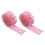 4Stk Pinker Mini Gartenzaun 11