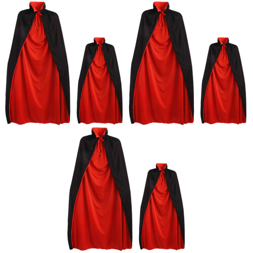 6Pièces Cape De Vampires Colorée Durable Pour Soirée Cosplay Halloween 2