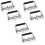 6Pcs 304 Stainless Steel Spring Handle Prop Box Tool Aluminum Box Handle Activity Handle Folding Industrial Handle 1