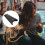 3Pcs Black Folding Guitar Frame with Silicone Sleeve Non-Slip Base 6