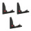 3Pcs Black Folding Guitar Frame with Silicone Sleeve Non-Slip Base 8