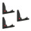 3Pcs Black Folding Guitar Frame with Silicone Sleeve Non-Slip Base 9