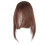 2Stk Haarfransen Clip-on Fake Weich Hellbraun 2