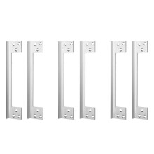 6 Pcs Door Guard Plate Outswing Angle Protector Door Cover Shield L Shaped Security 11Inch