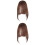 2Stk Haarfransen Clip-on Fake Weich Hellbraun 6