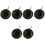 6Pcs Black Dvd Storage Wallet Protective Cd Pouch with Zipper Closure 4