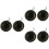 6Pcs Black Dvd Storage Wallet Protective Cd Pouch with Zipper Closure 7