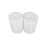 900Paren Zelfklevende Witte Hook En Loop Dotstickers Sterke Hechting 2