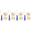 4Ensembles Rouleaux De D'angle Multicolores Fer 5