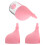 2Pièces Pour Nourrissage , Portable, Silicone Rose 2