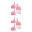2Pièces Pour Nourrissage , Portable, Silicone Rose 4